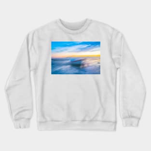 Colorful fun evoking coastal morning light intriguing impressionist style image Crewneck Sweatshirt